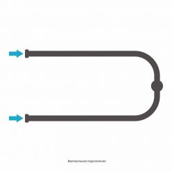 Полотенцесушитель водяной Сунержа П-образный, высота 32 см, ширина 65 см, цвет шампань, 020-0003-3265