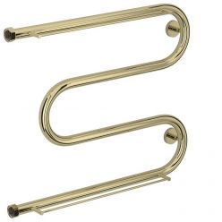 Полотенцесушитель водяной Сунержа М-образный, высота 50 см, ширина 65 см, 2 полки, цвет шампань, 020-0008-5065