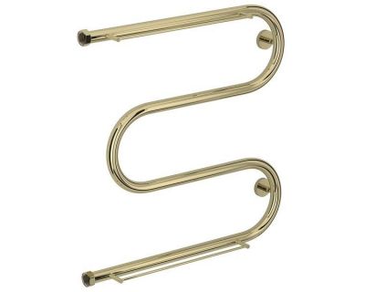 Полотенцесушитель водяной Сунержа М-образный, высота 60 см, ширина 60 см, 2 полки, цвет шампань, 020-0008-6060