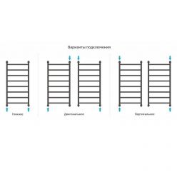 Полотенцесушитель водяной Сунержа Галант+, высота 100 см, ширина 50 см, цвет шампань, 020-0200-1050