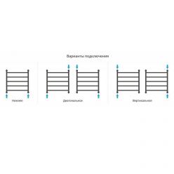 Полотенцесушитель водяной Сунержа Галант+, высота 60 см, ширина 60 см, цвет шампань, 020-0200-6060