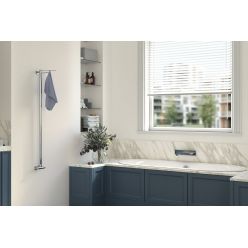 Полотенцесушитель водяной Сунержа Лайк EU50, ширина 15 см высота 120 см, нижнее подключение, хром, 00-0213-1200