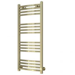 Полотенцесушитель водяной Сунержа Аркус, высота 100 см, ширина 40 см, цвет шампань, 020-0251-1040