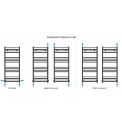 Полотенцесушитель водяной Сунержа Аркус, высота 100 см, ширина 40 см, цвет шампань, 020-0251-1040