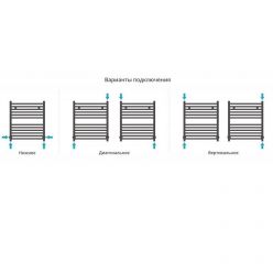Полотенцесушитель водяной Сунержа Аркус, высота 60 см, ширина 50 см, цвет шампань, 020-0251-6050