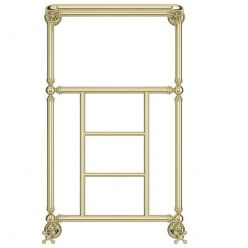 Полотенцесушитель водяной Сунержа Ренессанс 1452, высота 86 см, ширина 50 см, цвет шампань, 020-0282-8650