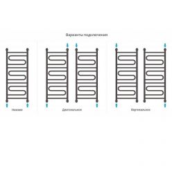 Полотенцесушитель водяной Сунержа Элегия+, ширина 40 см, высота 100 см, цвет шампань, 020-0205-1040