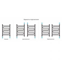 Полотенцесушитель водяной Сунержа Элегия+, ширина 40 см, высота 60 см, цвет шампань, 020-0205-6040
