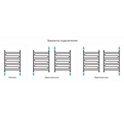 Полотенцесушитель водяной Сунержа Элегия+, 80 х 60 см, цвет шампань, 020-0205-8060