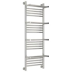 Полотенцесушитель водяной Сунержа Богема с 4 полками+, ширина 40 см высота 120 см, универсальное подключение, хром, 00-0224-1240