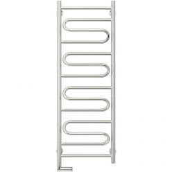 Полотенцесушитель электрический Сунержа Элегия 2.0, высота 120 см, ширина 40 см, диммер слева/справа, цвет хром, 00-5218-1240/00-5219-1240