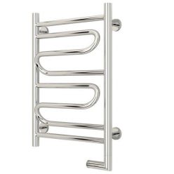 Полотенцесушитель электрический Сунержа Элегия 2.0, высота 60 см, ширина 40 см, диммер слева/справа, цвет хром, 00-5218-6040/00-5219-6040