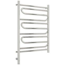 Полотенцесушитель электрический Сунержа Элегия 3.0, высота 80 см, ширина 60 см, диммер слева/справа, цвет хром, 00-5818-8060/00-5819-8060