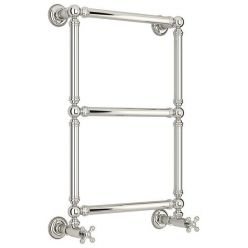 Полотенцесушитель водяной Сунержа Ренессанс 1304, ширина 40 см высота 65 см, нижнее подключение, хром, 00-0280-6640