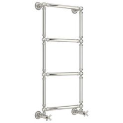 Полотенцесушитель водяной Сунержа Ренессанс 1304, ширина 40 см высота 95 см, нижнее подключение, хром, 00-0280-9640