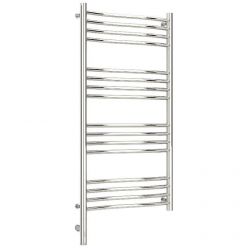 Полотенцесушитель электрический Сунержа Флюид 3.0, высота 100 см, ширина 50 см, диммер слева/справа, цвет хром, 00-5820-1050/00-5821-1050