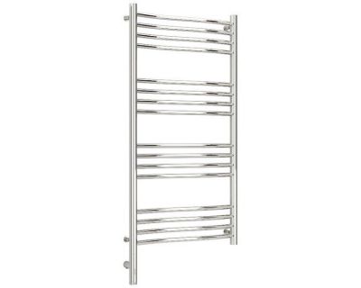 Полотенцесушитель электрический Сунержа Флюид 3.0, высота 100 см, ширина 50 см, диммер слева/справа, цвет хром, 00-5820-1050/00-5821-1050