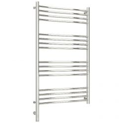 Полотенцесушитель электрический Сунержа Флюид 3.0, высота 100 см, ширина 60 см, диммер слева/справа, цвет хром, 00-5820-1060/00-5821-1060