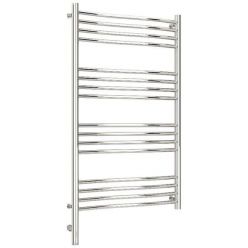 Полотенцесушитель электрический Сунержа Флюид 3.0, высота 100 см, ширина 60 см, диммер слева/справа, цвет хром, 00-5820-1060/00-5821-1060