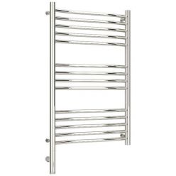 Полотенцесушитель электрический Сунержа Флюид 3.0, высота 80 см, ширина 50 см, диммер слева/справа, цвет хром, 00-5820-8050/00-5821-8050