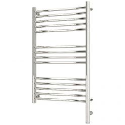 Полотенцесушитель электрический Сунержа Флюид 3.0, высота 80 см, ширина 50 см, диммер слева/справа, цвет хром, 00-5820-8050/00-5821-8050