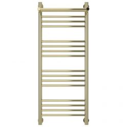 Полотенцесушитель водяной Сунержа Богема+, высота 100 см, ширина 40 см, с полкой, цвет шампань, 020-0223-1040