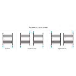 Полотенцесушитель водяной Сунержа Богема+, высота 60 см, ширина 50 см, с полкой, цвет шампань, 020-0223-6050