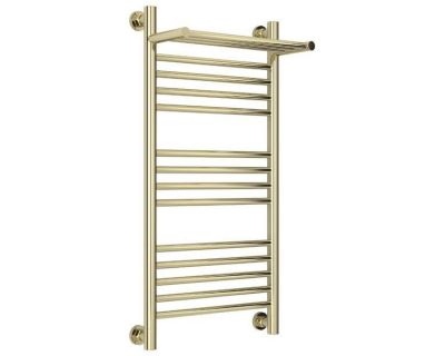 Полотенцесушитель водяной Сунержа Богема+, высота 80 см, ширина 40 см, с полкой, цвет шампань, 020-0223-8040