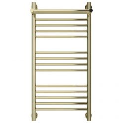 Полотенцесушитель водяной Сунержа Богема+, высота 80 см, ширина 40 см, с полкой, цвет шампань, 020-0223-8040