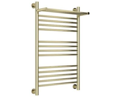 Полотенцесушитель водяной Сунержа Богема+, высота 80 см, ширина 50 см, с полкой, цвет шампань, 020-0223-8050