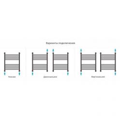 Полотенцесушитель водяной Сунержа Флюид+, высота 60, ширина 50 см, цвет шампань, 020-0222-6050