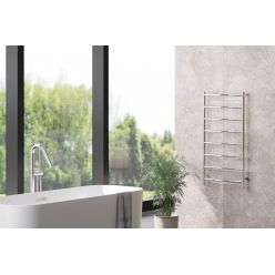 Полотенцесушитель электрический Сунержа Галант 4.0, ширина 50 см высота 100 см, диммер слева/справа, хром, 00-0830-1050/00-0831-1050