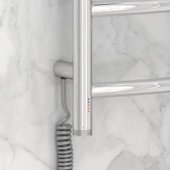 Полотенцесушитель электрический Сунержа Галант 4.0, ширина 50 см высота 100 см, диммер слева/справа, хром, 00-0830-1050/00-0831-1050