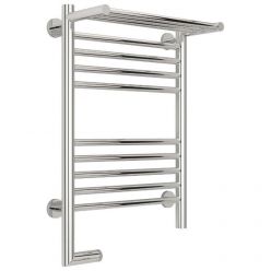 Полотенцесушитель электрический Сунержа Богема 2.0, высота 60 см, ширина 40 см, диммер слева/справа, с полкой, цвет хром, 00-5206-6040/00-5207-6040