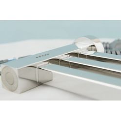 Полотенцесушитель электрический Сунержа Хорда 4.0, ширина 10 см высота 120 см, с вешалками, хром, 00-0834-1200