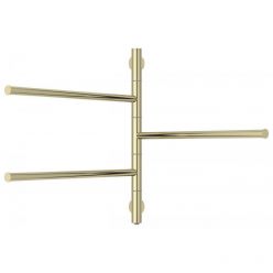 Полотенцесушитель электрический Сунержа Триада, высота 54 см, ширина 58.5 см, цвет шампань, 020-0822-0540