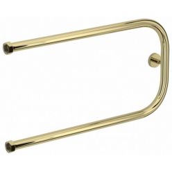 Полотенцесушитель водяной Сунержа П-образный+, высота 32 см, ширина 65 см, боковое подключение 32 см, цвет шампань, 020-4003-3265