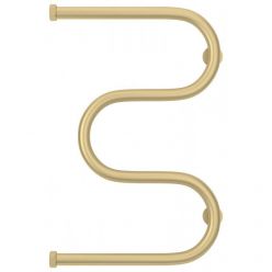 Полотенцесушитель водяной Сунержа М-образный, высота 60 см, ширина 40 см, боковое подключение 60 см, цвет матовая шампань, 022-0007-6040