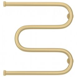 Полотенцесушитель водяной Сунержа М-образный, высота 50 см, ширина 50 см, боковое подключение 50 см, цвет матовая шампань, 022-0007-5050