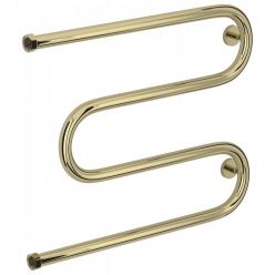 Полотенцесушитель водяной Сунержа М-образный+, высота 50 см, ширина 65 см, боковое подключение 50 см, цвет шампань, 020-4007-5065