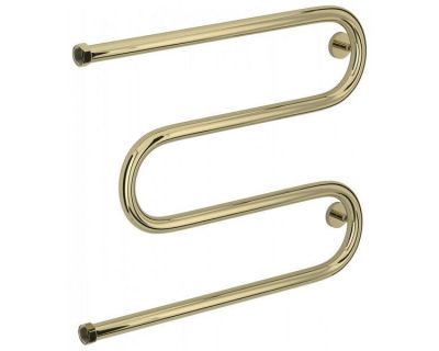 Полотенцесушитель водяной Сунержа М-образный+, высота 50 см, ширина 65 см, боковое подключение 50 см, цвет шампань, 020-4007-5065