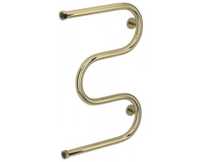 Полотенцесушитель водяной Сунержа М-образный+, высота 60 см, ширина 40 см, боковое подключение 60 см, цвет шампань, 020-4007-6040