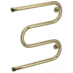 Полотенцесушитель водяной Сунержа М-образный+, высота 50 см, ширина 50 см, боковое подключение 50 см, цвет шампань, 020-4007-5050