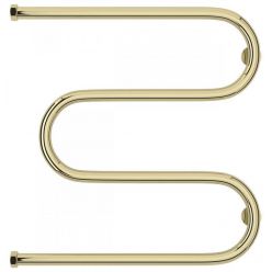 Полотенцесушитель водяной Сунержа М-образный+, высота 60 см, ширина 60 см, боковое подключение 60 см, цвет шампань, 020-4007-6060