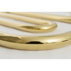 Полотенцесушитель водяной Сунержа Гусли+, ширина 65 см, высота 32 см, боковое подключение 32 см, цвет шампань, 020-4009-3265