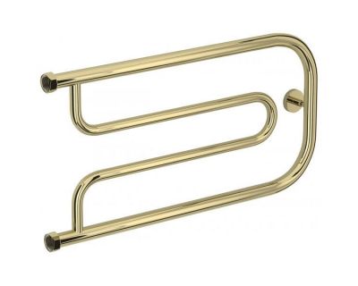 Полотенцесушитель водяной Сунержа Гусли+, ширина 65 см, высота 32 см, боковое подключение 32 см, цвет шампань, 020-4009-3265