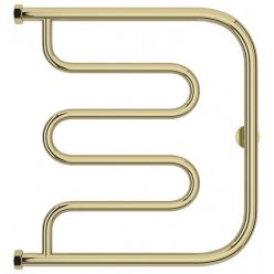 Полотенцесушитель водяной Сунержа Лира+, высота 50 см, ширина 50 см, боковое подключение 50 см, цвет шампань, 020-4011-5050