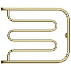 Полотенцесушитель водяной Сунержа Лира+, высота 50 см, ширина 65 см, боковое подключение 50 см, цвет шампань, 020-4011-5065