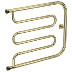 Полотенцесушитель водяной Сунержа Лира+, высота 50 см, ширина 65 см, боковое подключение 50 см, цвет шампань, 020-4011-5065