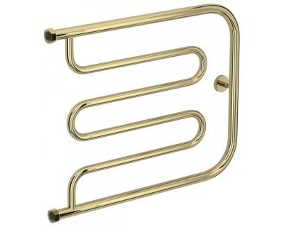 Полотенцесушитель водяной Сунержа Лира+, высота 50 см, ширина 65 см, боковое подключение 50 см, цвет шампань, 020-4011-5065